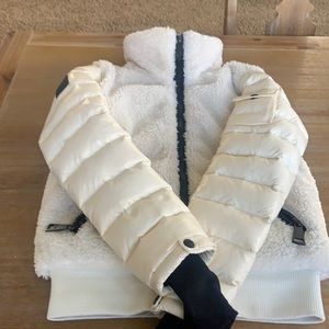 White Sam jacket . Size small